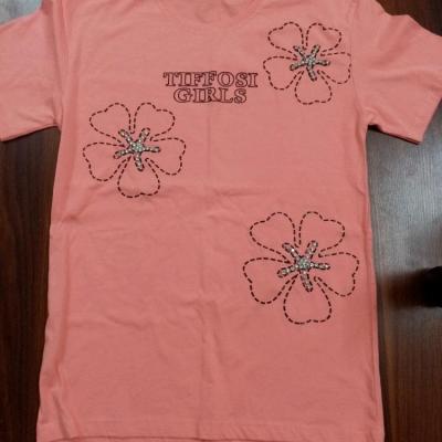 تیشرت نخ پنبه زنانه مروارید دوزی