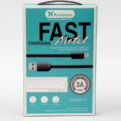 کابل شارژ میکرو کوکلاسیک مدل Q15-V به طول 1 متر