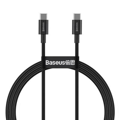 کابل USB-C به USB-C باسئوس مدل Superior-100W طول 1 متر