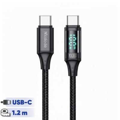 کابل USB-C مک دودو مدل Digital HD 100W PD Fast Charge طول 1.2 متر