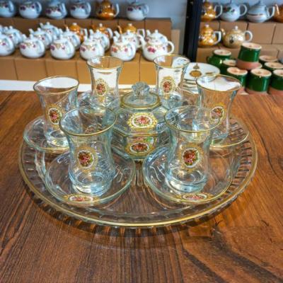 سرویس چای‌ خوری سبد گل