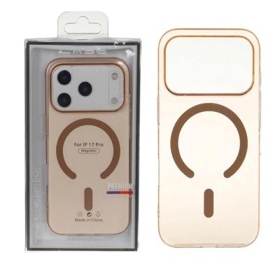 قاب اورجینال کریستالی MagSafe شفاف Premium مدل Apple iPhone 17 Pro