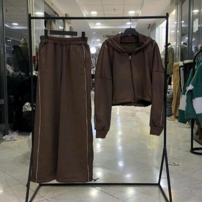 سویشرت شلوار زنانه جنس دورس فری سایز