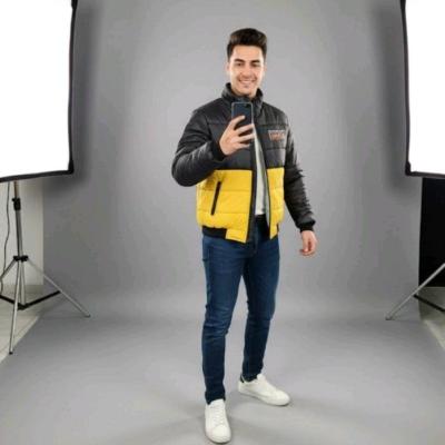 کاپشن مردانه reza ، ارسال رایگان ، سایزبندی، رنگبندی ، دورو