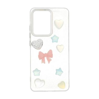 قاب رزینی طرح برجسته لنز سیلور Xiaomi Poco X7 Pro کد 576