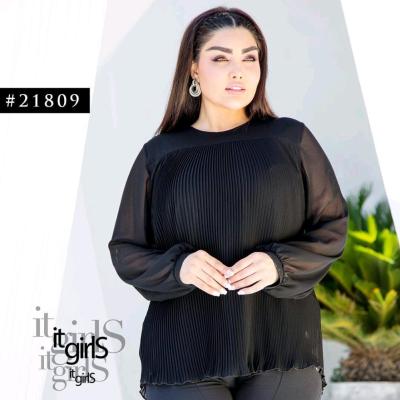 شومیز مجلسی حریر پلیسه زنانه