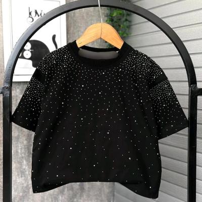 تیشرت مشکی نگینی محرمی