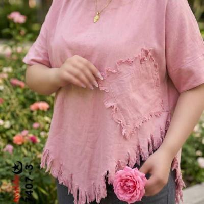 شومیز کد 7407 سایز بزرگ