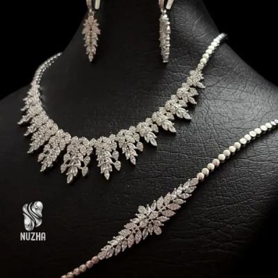 سرویس جواهری نقره زنانه کدsnz1029