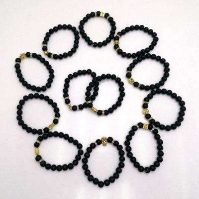 دستبند کشی اونیکس 2 رج نگین