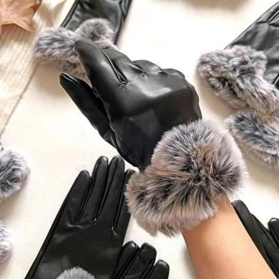 دستکش چرم زنانه