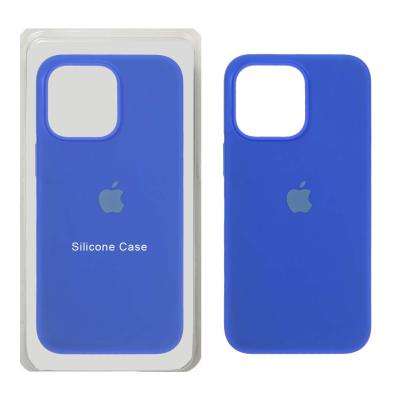 قاب سیلیکونی پاک کنی اورجینال Apple iPhone 15 Pro Max - کاربنی (پک اصلی)