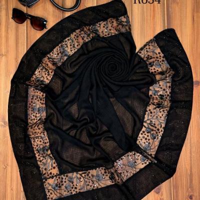 روسری مزونی کرپ خاویار مجلسی