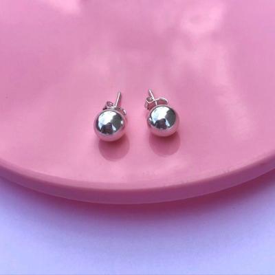 گوشواره میخی نقره ای