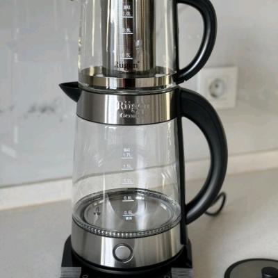 چای ساز شیشه‌ای و لمسی روگن آلمان