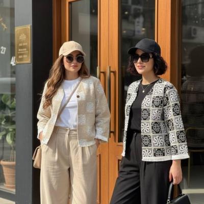 مانتو کتی زنانه لنین مدل طرح اسلیمی