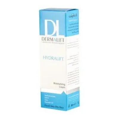 کرم مرطوب کننده درمالیفت مدل هیدرالیفت برای پوست خشک و حساس حجم 50 میلی لیتر