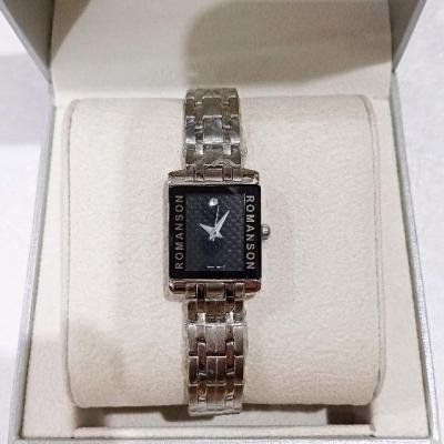 ساعت مچی زنانه رومانسون ROMANSON سوئیس موتور ژاپن طلایی مدل 2360
