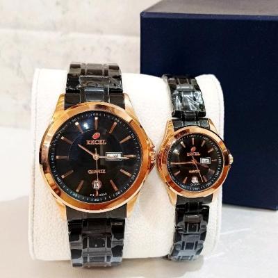 ساعت ست مردانه و زنانه EXCEL اکسل اصل موتور ژاپن میوتا مدل EX-2054