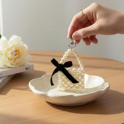 آویز یا چارم مینی بگ مرواریدی