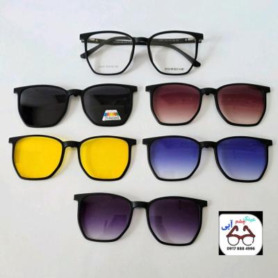 عینک طبی 5کاوردار کد 12137 tr90 نشکن