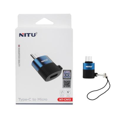 تبدیل NITU Type-C TO MicroUSB مدل CN13
