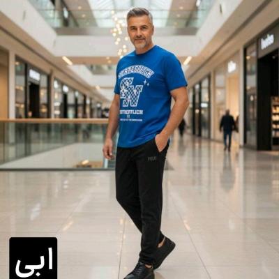ست تیشرت شلوار مردانه SN ، ارسال رایگان ، سایزبندی L تا 3xl ، رنگبندی