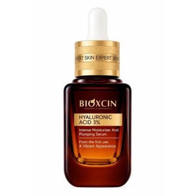 سرم ضد چروک بیوکسین مدل HYALURONIC ACID 3% مناسب برای انواع پوست حجم 30 میلی لیتر