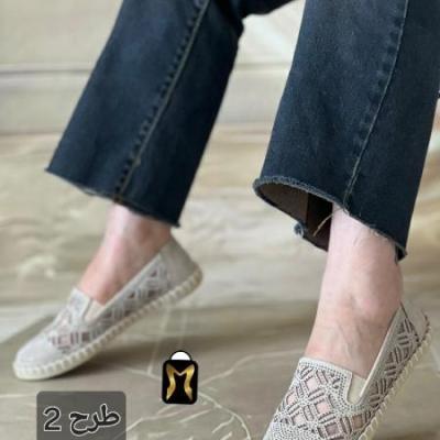 کالج زنانه با رویه توری و کفی نرم و راحت 851
