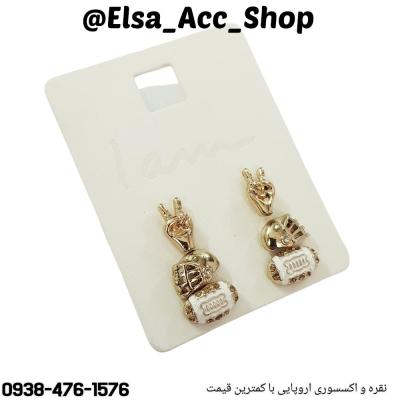 پک سه جفتی گوشواره گلگوش طرح ورزشی ، بسیار زیبا و ترند