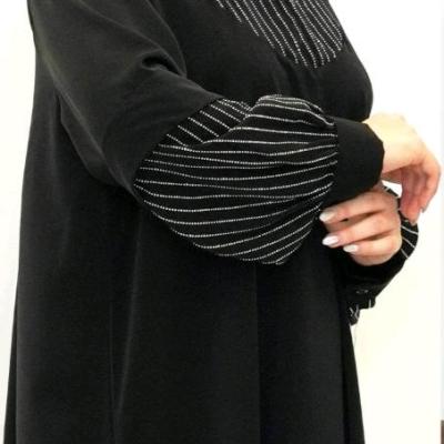 مانتو پیراهنی سایز بزرگ کد 7611