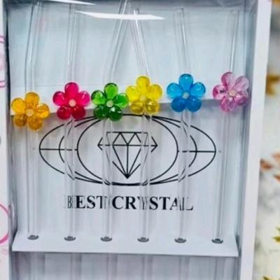 نی شیشه ای شربت فانتزی