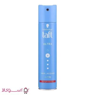 اسپری حالت دهنده مو تافت مدل ULTRA 4 حجم 250 میل