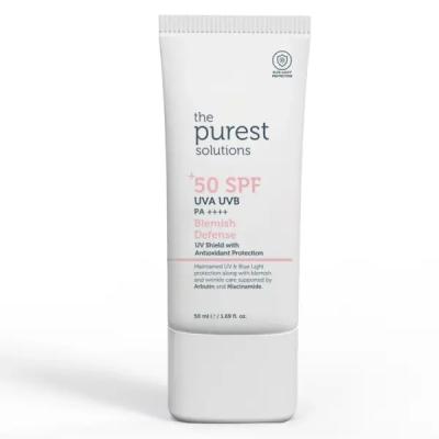 ضد آفتاب رنگی ضدلک و یکدست‌کننده رنگ پوست +SPF 50 پیورست