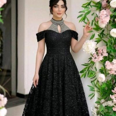 پیراهن شب زنانه گیپور مدل مجلسی مدل روژین