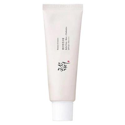 کرم ضد آفتاب بی رنگ دست و صورت SPF 50 مدل rice + probiotics