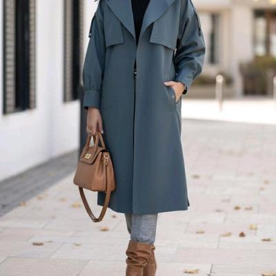 بارانی کتان زارا آستردار سلین