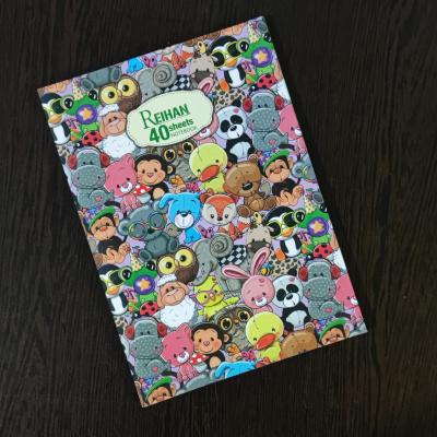 دفتر نقاشی 40 برگ طرح حیوانات 4