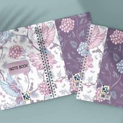 دفتر مشق 100 برگ طرح مرغزار