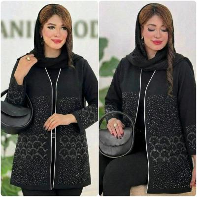 مانتو کتی زنانه کرپ مدل صدف