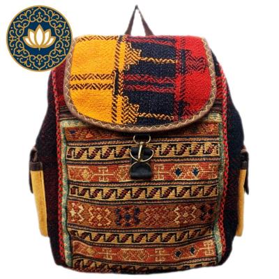کوله پشتی دستباف مغان لوتوس کد 9