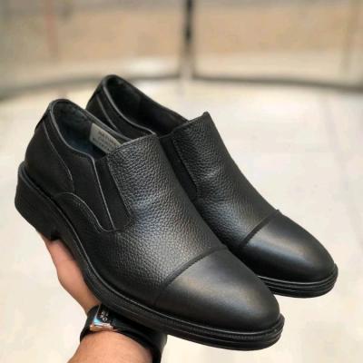 کفش چرم مجلسی بی بند مردانه  دایموند