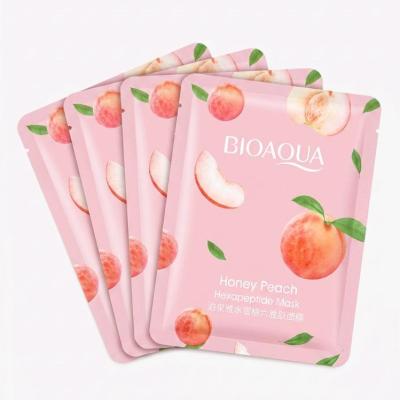 ماسک صورت BIOAQUA مدل HONEY PEACH در بسته ی 4 عددی