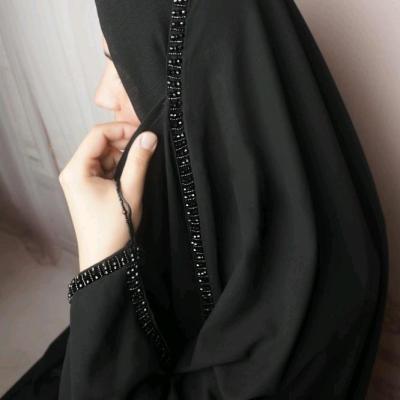 چادر مشکی جواهردوری مدل همتا، کرپ vip