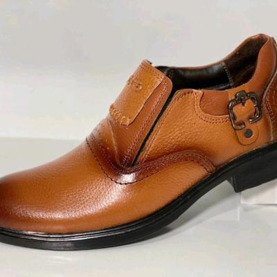 کفش چرم مردانه سگکدار