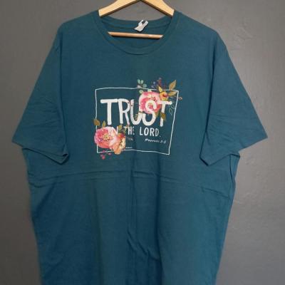 تیشرت اورسایز فیروزه ای اورجینال کد 44