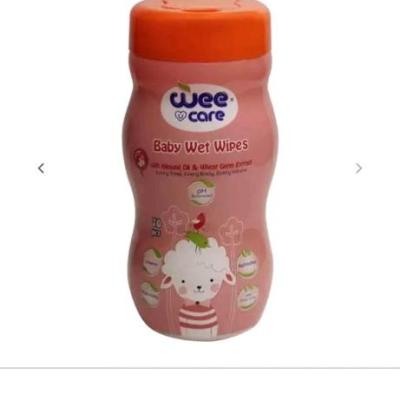 دستمال مرطوب استوانه ای 70 برگی وی کر حاوی روغن بادام