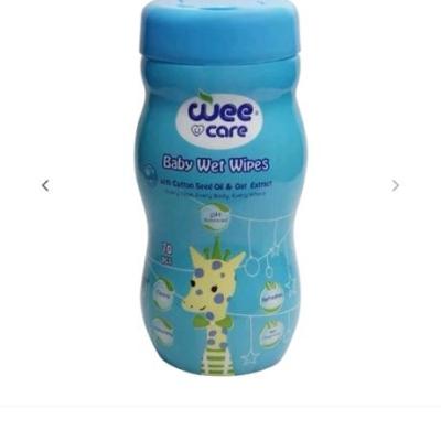 دستمال مرطوب 70 برگی استوانه ای وی کر حاوی عصاره پنبه دانه