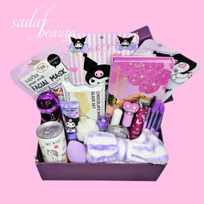 پک آرایشی بنفش سفید