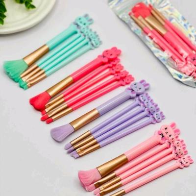 براش 5 تکه آرایشی طرح خرگوشی